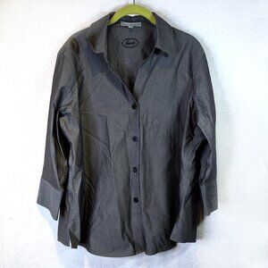 Grey Foxcroft cotton shirt Size 16W